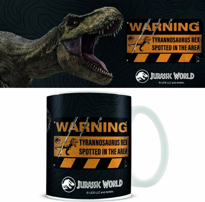 Keramický hrnček Jurassic World T‑Rex 325 ml