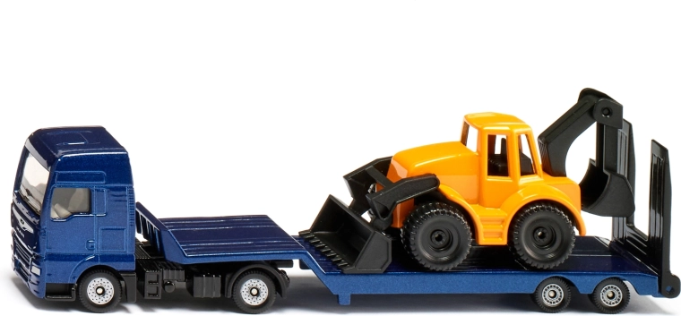 Siku Super dlhý ťahač s rýpadlom 1:87