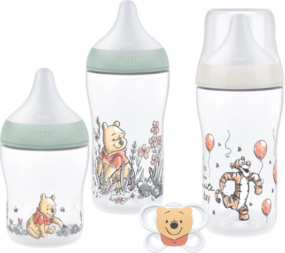 NUK Perfect Match Disney Winnie the Pooh sada detských fliaš a cumlíka