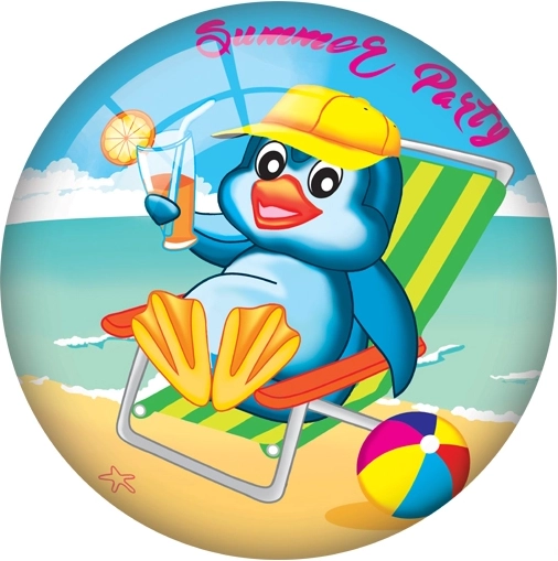 Detská lopta s veselým tučniakom 23 cm