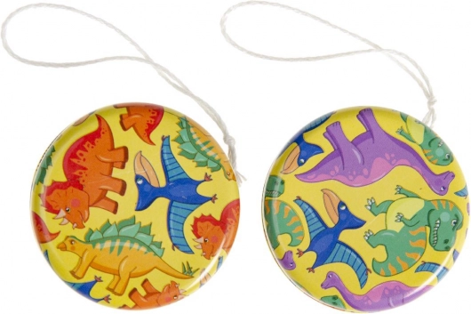 Kovové jojo s motívom dinosaurov