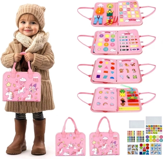 Senzorická busy kniha Jednorožec 3 od 2Kids Toys