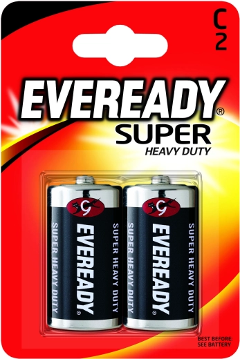 Energizer Eveready Super Heavy Duty batérie C (R14) 1,5 V – 2 ks