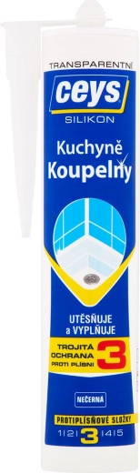 Sanitárny silikón CEYS transparentný 280 ml