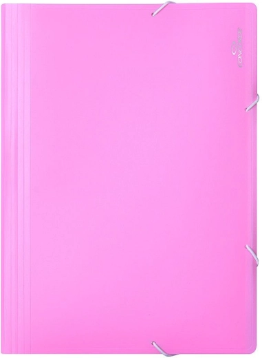 Dosky na dokumenty s gumičkou A4, 13 vreciek, pastelovo ružové