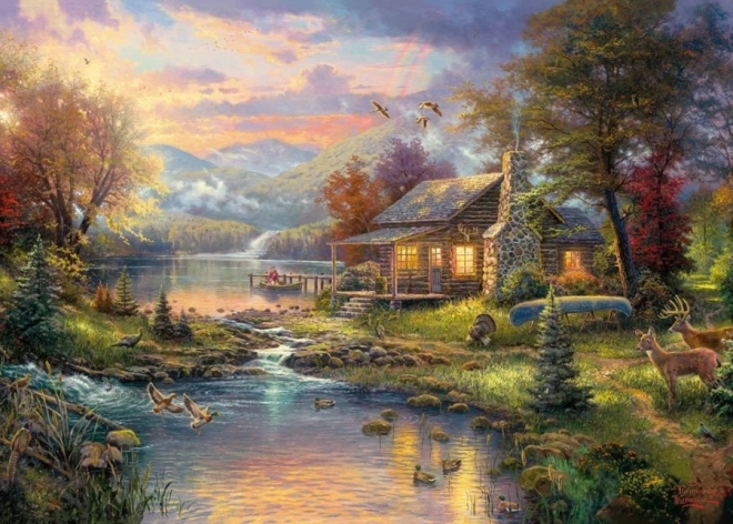 Puzzle Prírodný raj 1000 dielikov od Schmidta