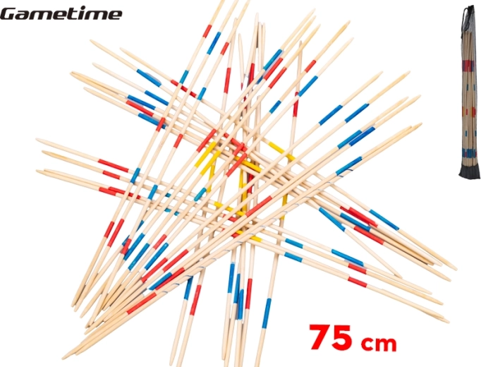 Gametime mega mikádo 75 cm – drevená rodinná hra