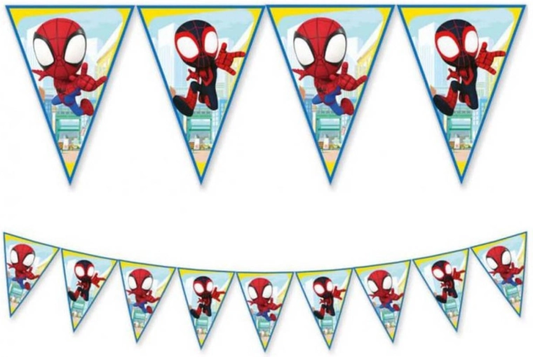 Girlanda s vlajočkami Spidey 2,3 m
