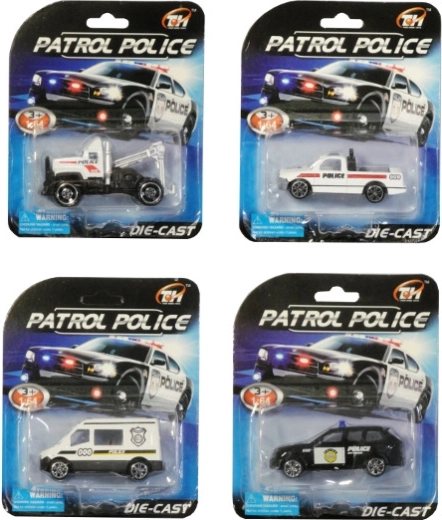 Policajné autíčko kovovo-plastové