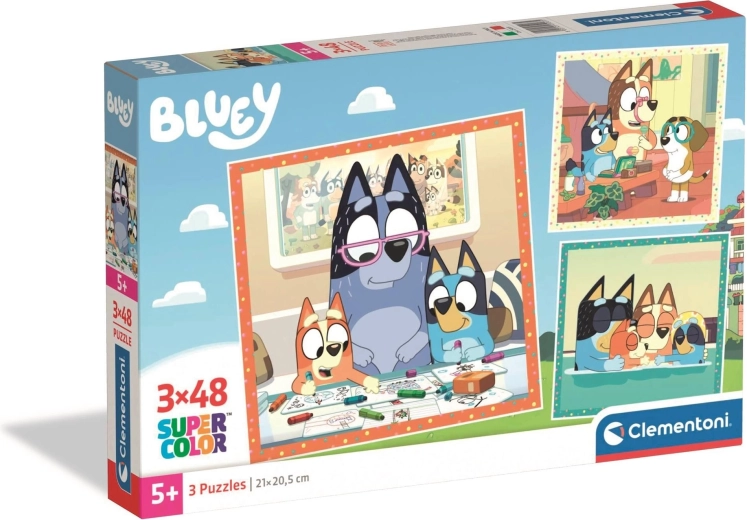 Puzzle BLUEY 3×48 dielikov