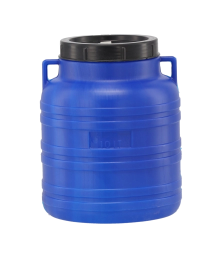 Plastová nádoba na kvasenie 10 l so širokým hrdlom a skrutkovacím viečkom