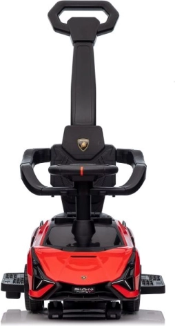 Lamborghini QLS-996T odrážadlo s tlačnou tyčou Červené