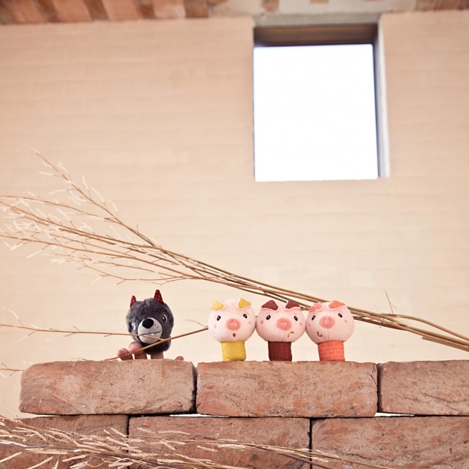 LILLIPUTIENS prstové maňušky – TRI PRASIATKA