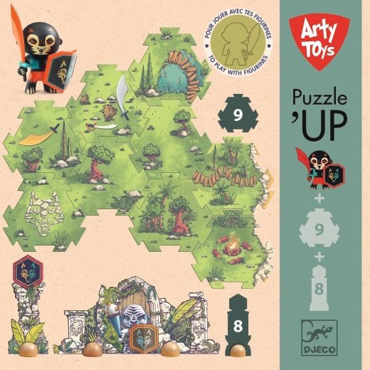 Djeco Puzzl’Up bitka – puzzle 18 dielikov