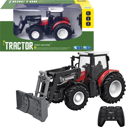 RC traktor s lyžicou 1:24