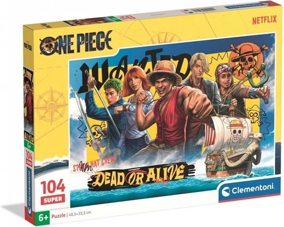 Clementoni puzzle Super Color One Piece (Netflix) 104 dielikov