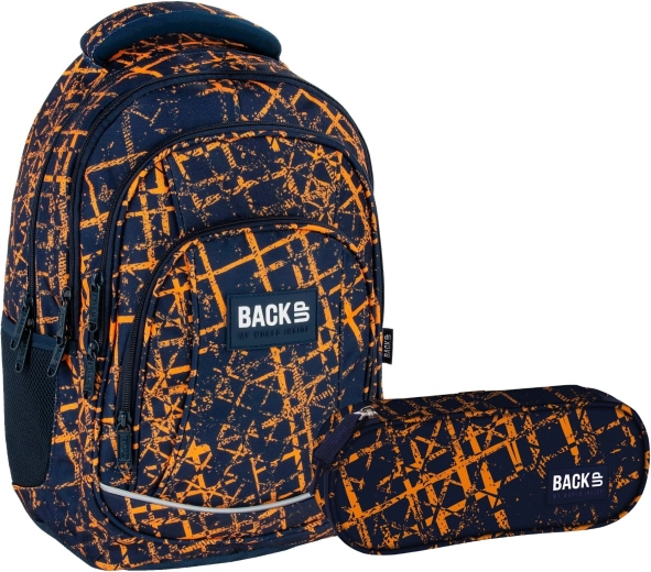 Školský set BackUP Edge 2v1 – batoh a vybavený peračník