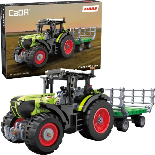 CaDA stavebnica traktor Claas Arion 660 (448 dielikov)