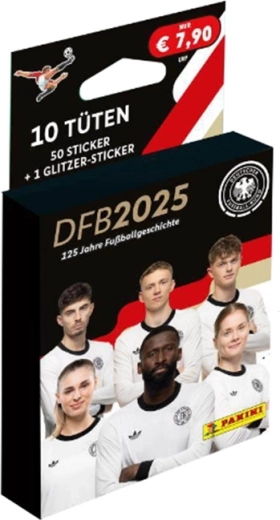 DFB 2025 – 125 rokov futbalovej histórie – nálepky, eco blister 2