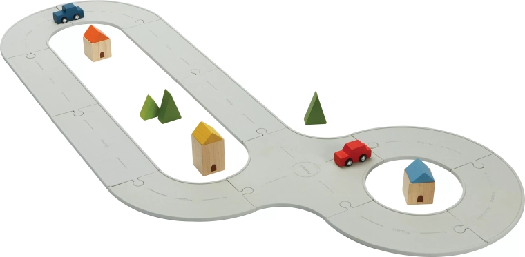 Gumová autodráha a vláčikodráha PlanToys