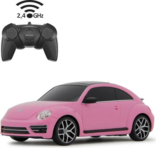 Jamara Volkswagen Beetle RC auto 1:24 ružové 2,4 GHz