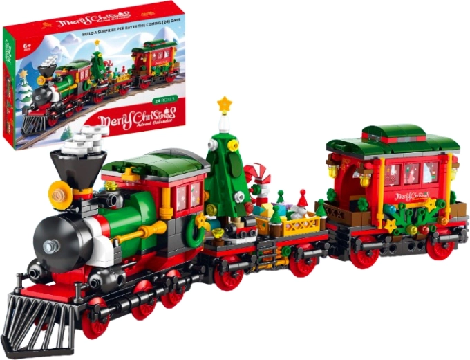 Adventný kalendár Lele Brother Vianočný expres (789 dielikov)