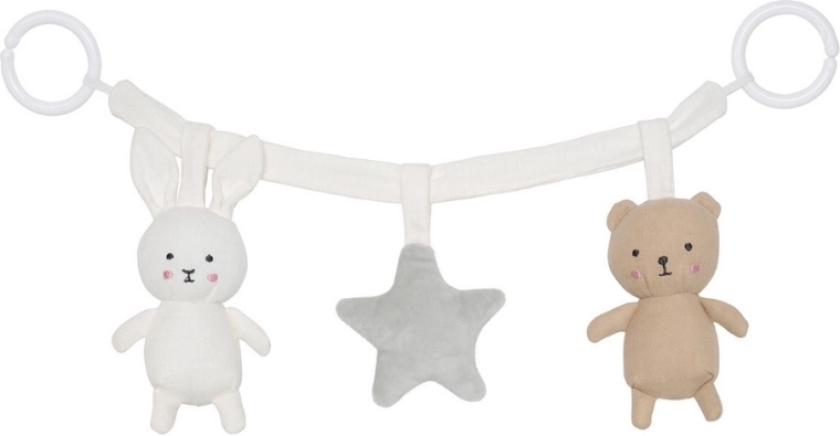 Jabadabado hračka na kočík Teddy & Bunny