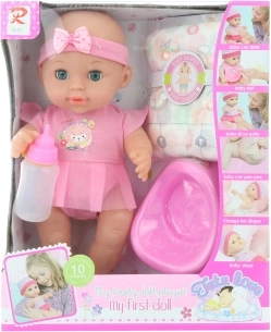 Bábätko so zvukmi a cikaním s doplnkami