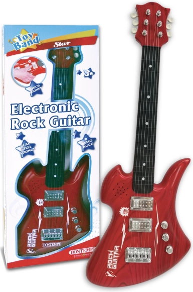 Bontempi rocková gitara červená