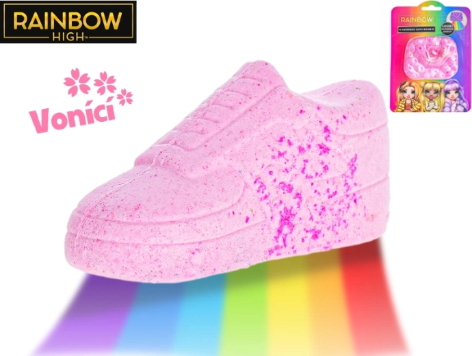 Kúpeľová bomba s dúhovým efektom RAINBOW HIGH – 2 druhy