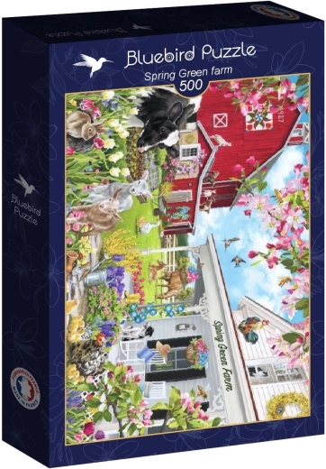Bluebird puzzle farma spring green 500 dielikov