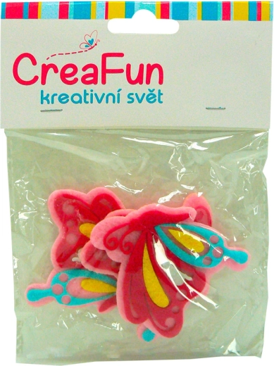 Súprava farebných motýlikov pre deti, 3 ks