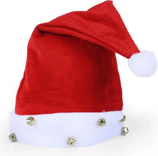 Vianočná čiapka s rolničkami