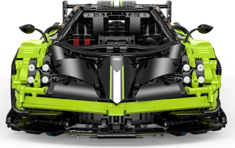 Stavebnica športového vozidla Pagani Huayra BC RASTAR v mierke 1:8, zelená