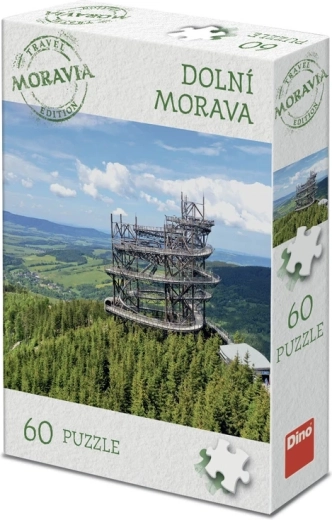 Dino puzzle turistická edícia Morava: Dolná Morava 60 dielikov