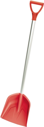 Detská lopata s kovovou násadou, korálová