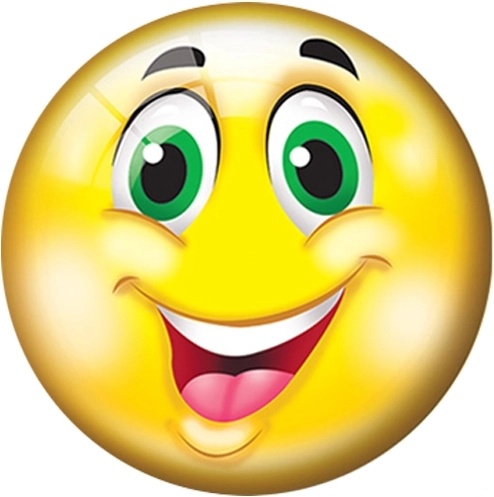 Detská lopta s usmievavou tvárou 23 cm