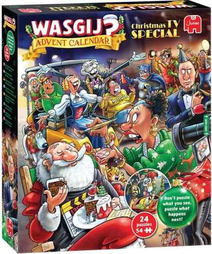 Jumbo Wasgij adventný kalendár Vianočný televízny špeciál