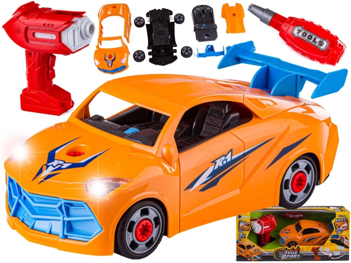Rozoberateľné RC auto Lamborghini 2,4 GHz s vŕtačkou/skrutinovačom