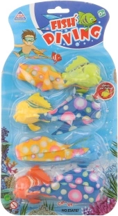 Potápačské rybičky do vody – sada 4 ks