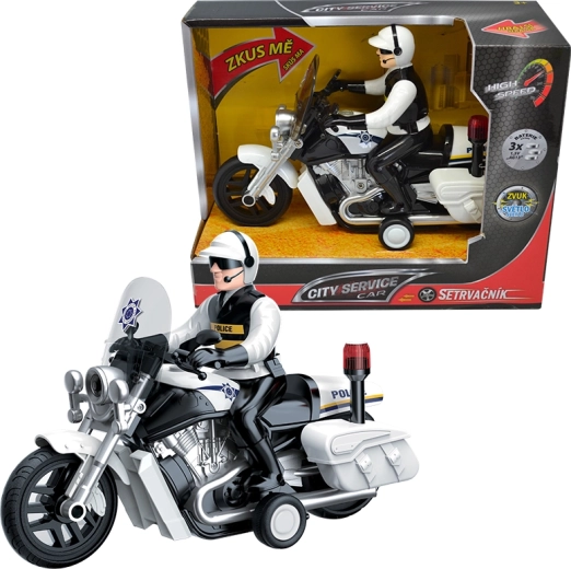 Policajná motorka 1:16 CITY SERVICE CAR