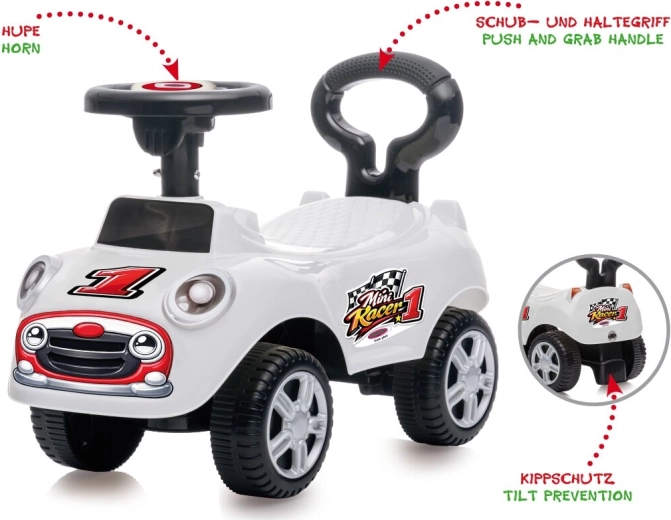 JAMARA odrážadlo a chodítko Mini Racer 2 v 1 biele