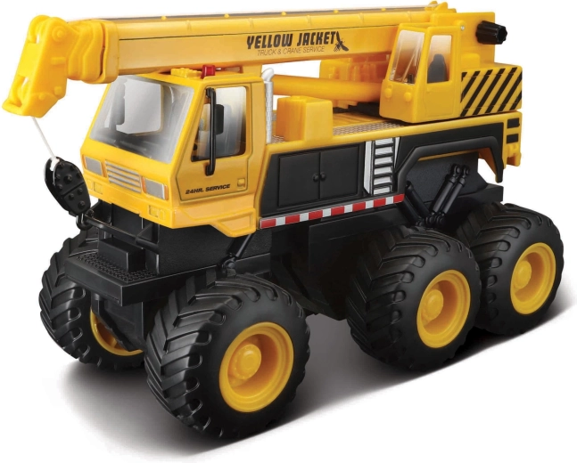Maisto Builder Zone Quarry monsters úžitkové vozidlo so žeriavom