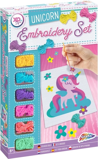 Grafix vyšívací obrázok jednorožec 18,5 × 14,5 cm