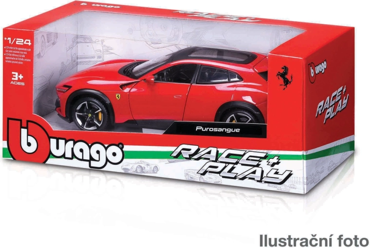 Bburago Ferrari 1:24 – kovové modely Race & Play (asort)