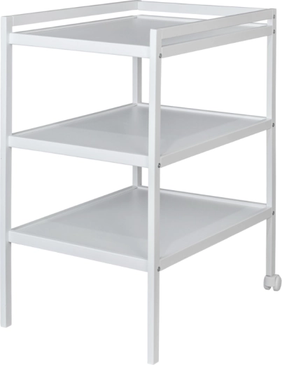 Drevený prebaľovací pult PETITE&MARS Lumi White Wood