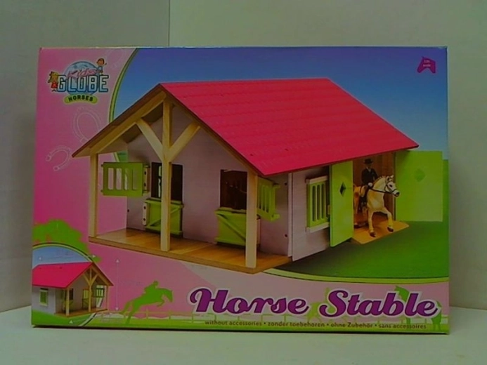 Drevená stajňa pre kone 1:24