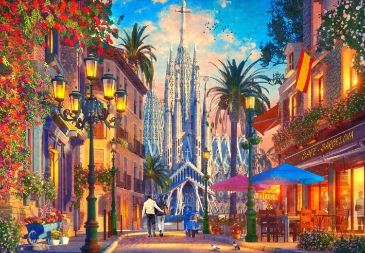 Puzzle Barcelona 1000 dielikov BLUEBIRD