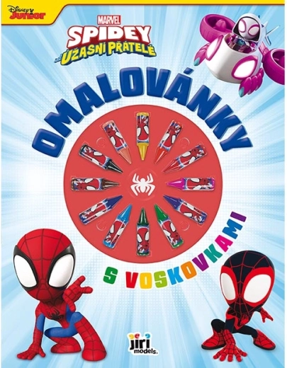 Omaľovánky s voskovkami Spidey