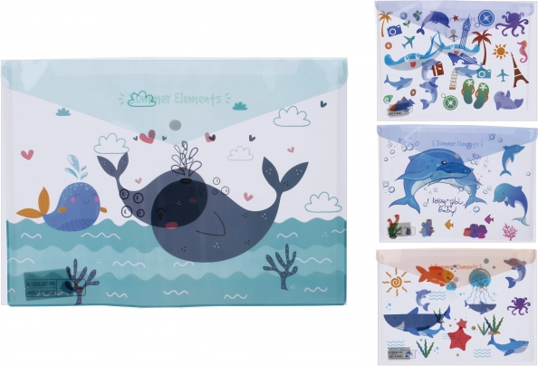 Zložka s patentom 35,8×26 cm - Morský svet